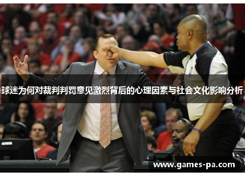 球迷为何对裁判判罚意见激烈背后的心理因素与社会文化影响分析