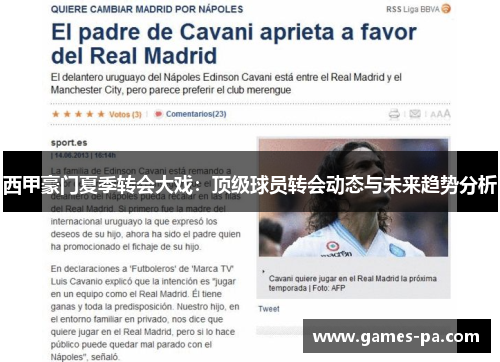 西甲豪门夏季转会大戏：顶级球员转会动态与未来趋势分析